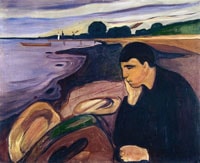 Melanconia di Edvard Munch, 1894 depressione padova vicenza
